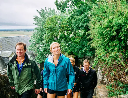 Backroads Guests Smiling and Walking in Brittany/Normandy