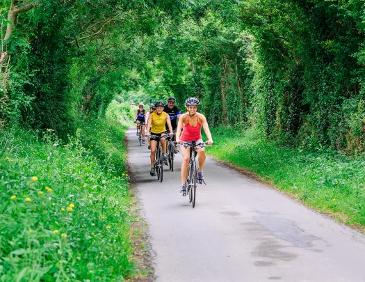 Backroads Guest Biking Through Nature