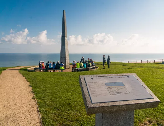 Monument in Brittany/Normandy with Water View