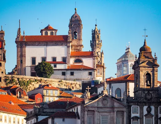 View of historic architecture in Portugal.