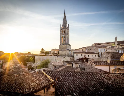 Sunrise Over Buildings