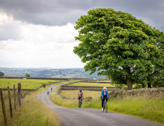Guests Riding Up Hill Scotland