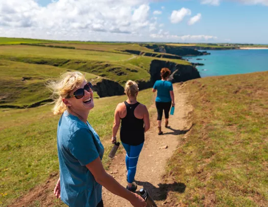 Walking Down to Coast England