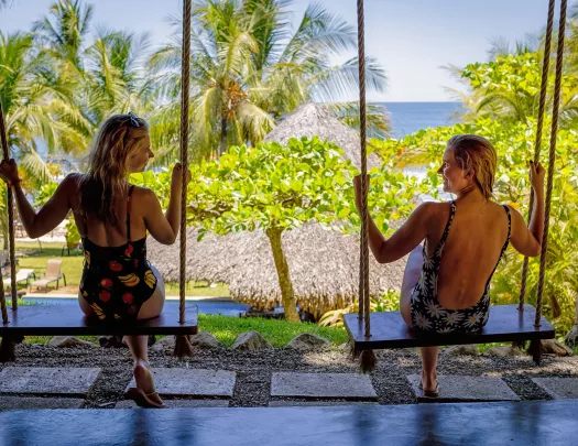 Swings Over Hotel Villa