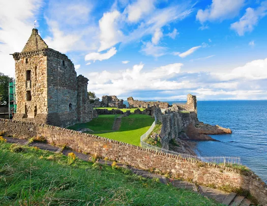 Manor on Coast Scotland