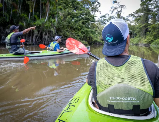 Kayaking Amazon River