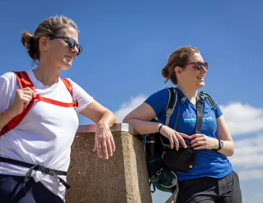 Two Backroads Guests Admiring the View