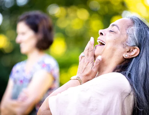 Backroads Guest Laughing