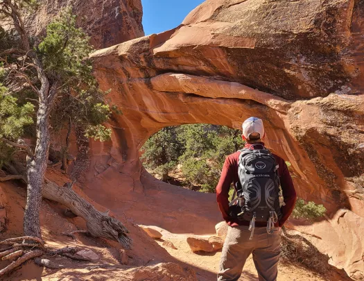 Guest looking arch formations