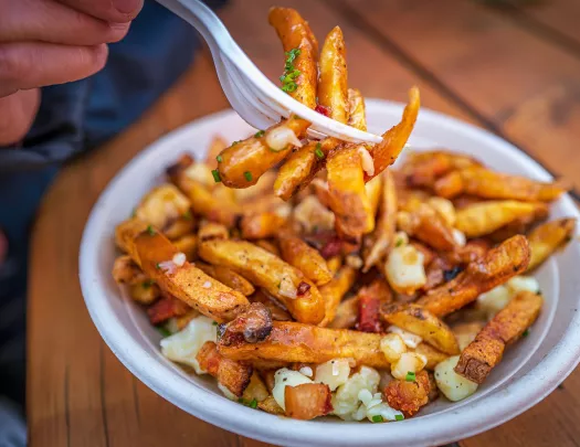 Bowl of poutine