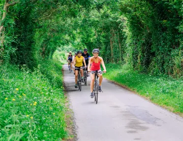 Backroads Guest Biking Through Nature