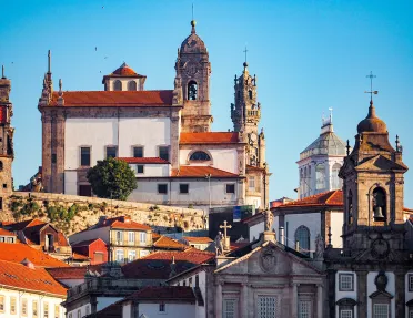View of historic architecture in Portugal.