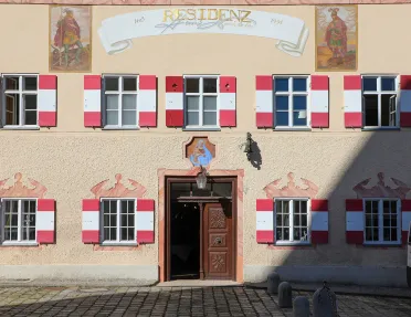 Exterior of Residenz Heinz Winkler hotel.