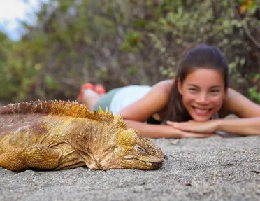 Guest Lying by Iguana Ecuador