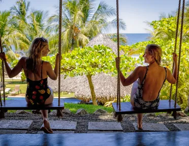 Swings Over Hotel Villa