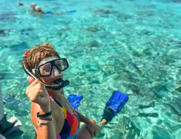 Snorkeling in Tahiti