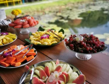 Fresh local cuisine in Thailand