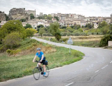 Backroads Guest Biking From Town