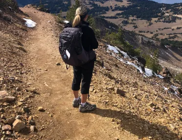 Guest Hiking Crater Lake