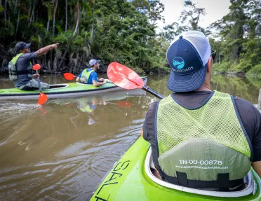 Kayaking Amazon River