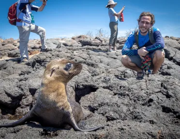 Guests Sea Lion on Rocks