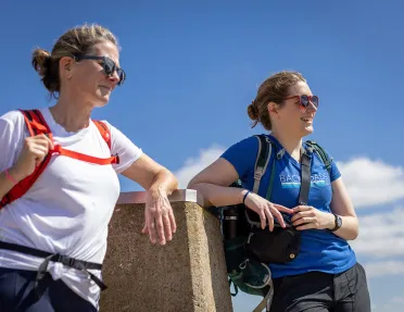 Two Backroads Guests Admiring the View