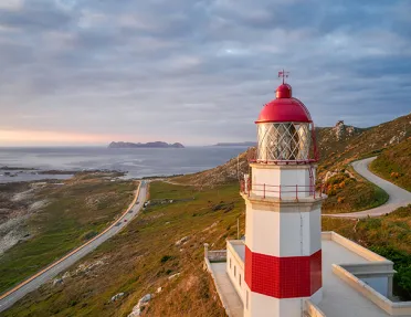 lighthouse looking out over the water