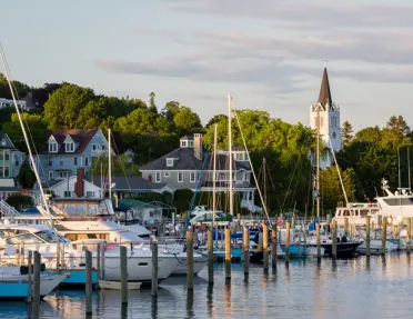 Boats on a harbor
