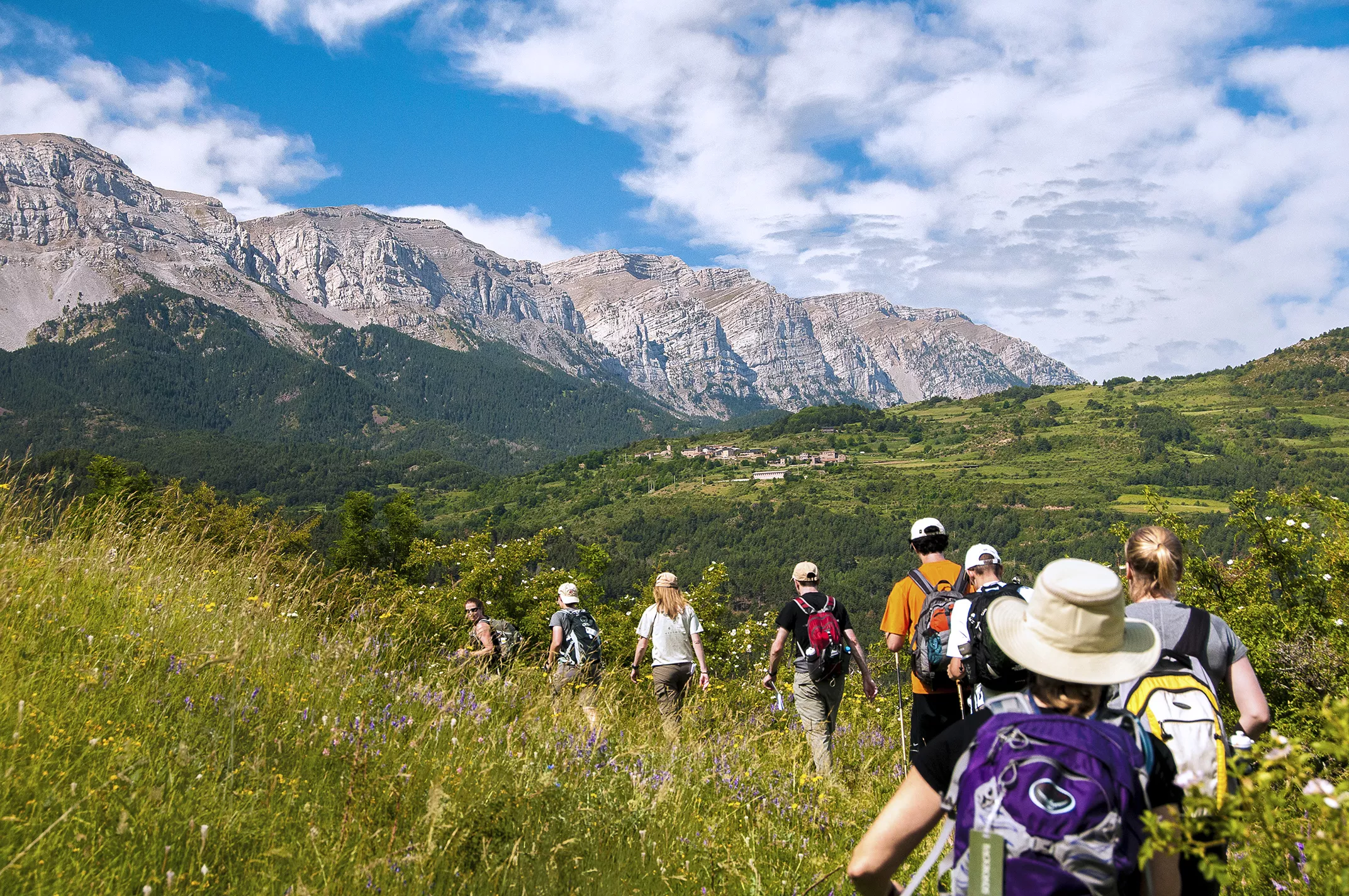 Hikers on Backroads trip