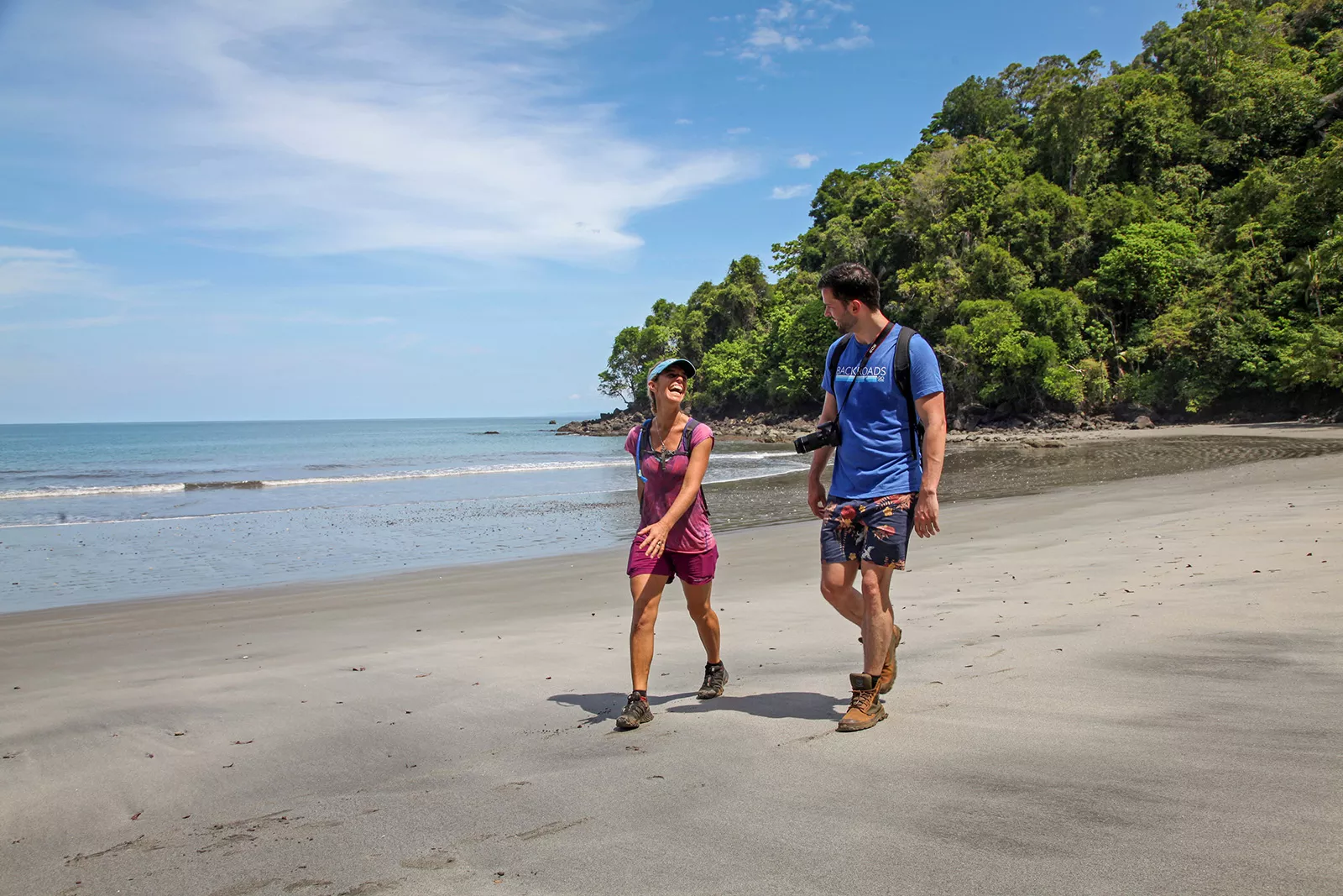 Costa Rica Walking on Beach