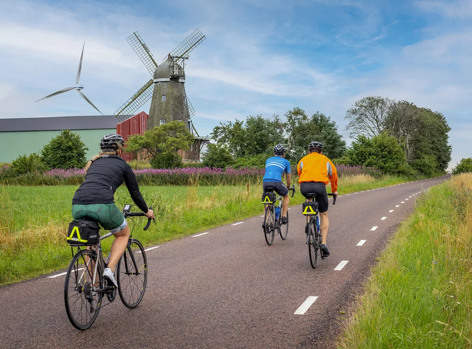 Cycling by Windmills