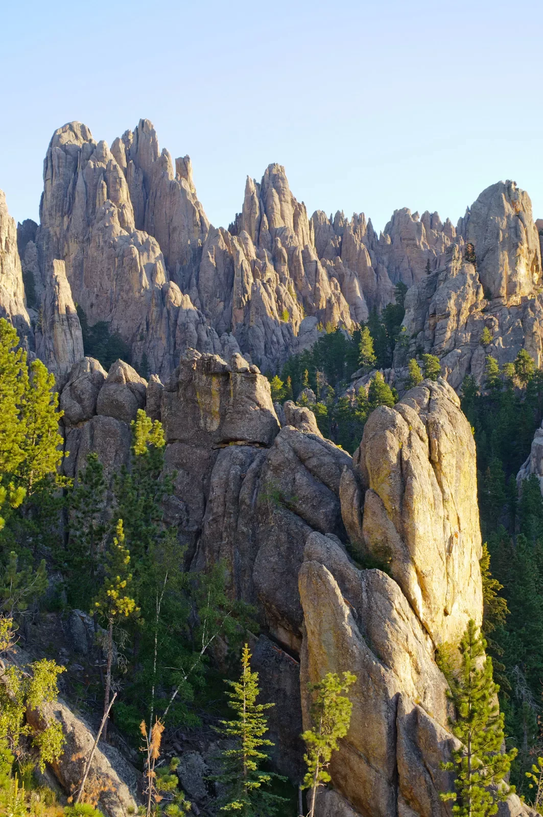 View of unique rock formation