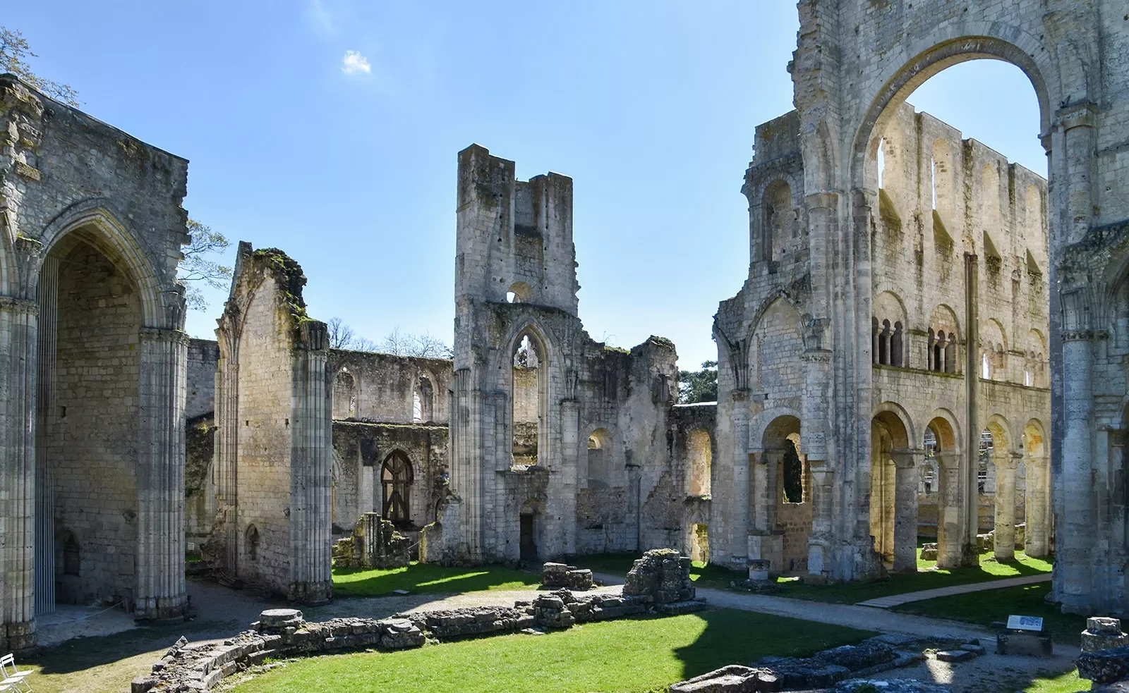 Jumieges Abbey Ruins in Normandy