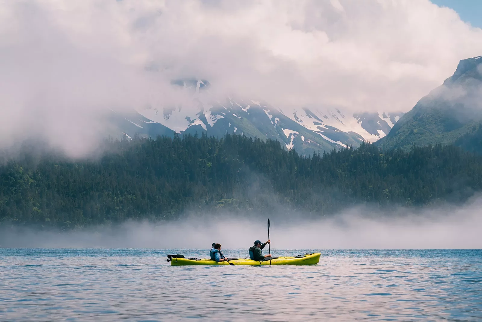 Kayak with two people