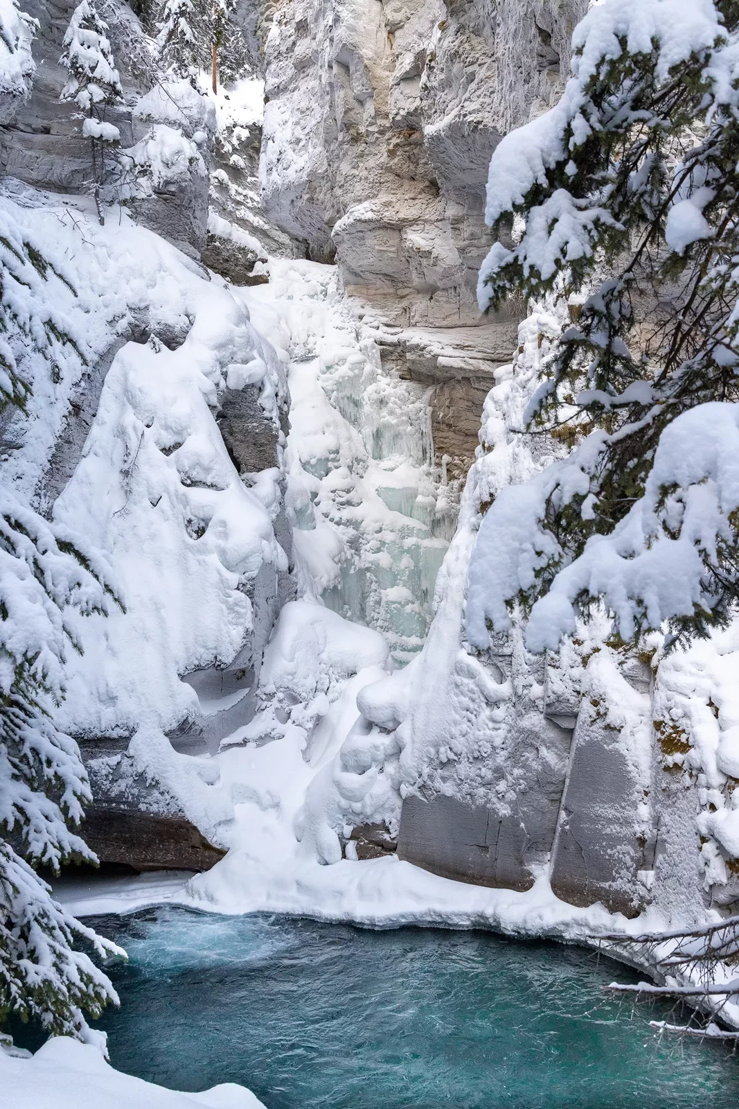 Frozen Waterfall Canada