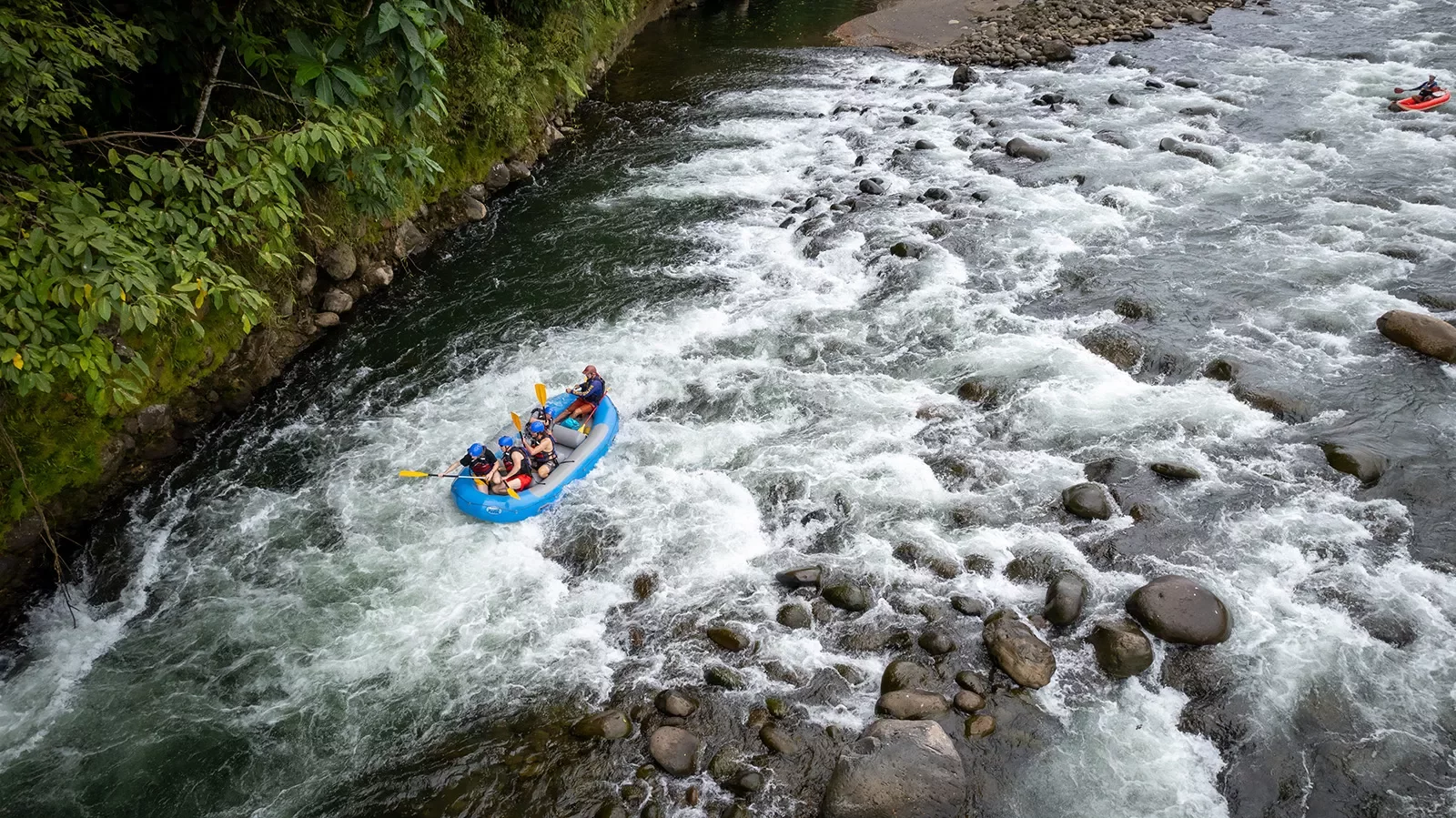 Rafting Down the River Costa Rica