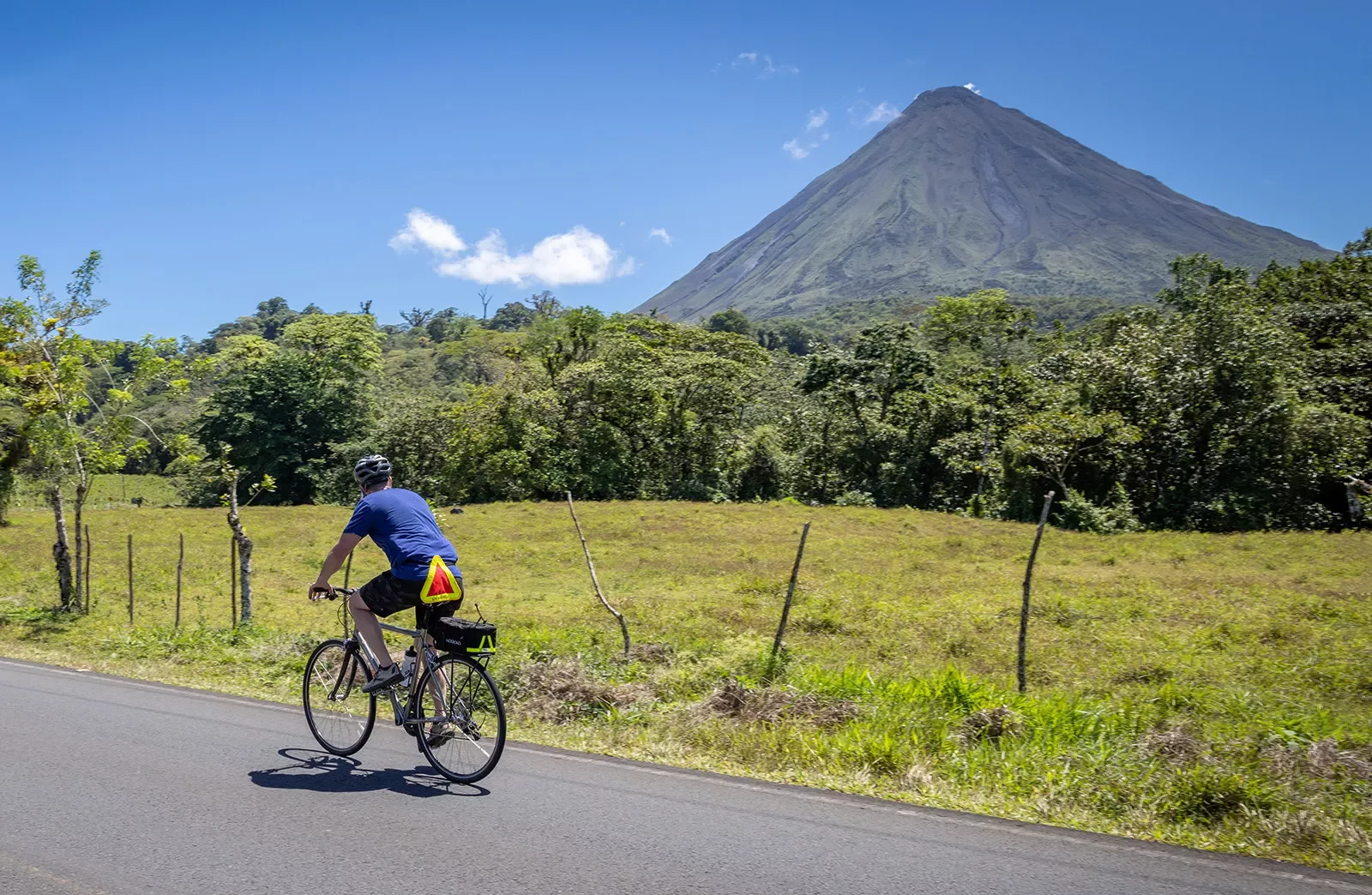Riding Past Arenal Volcano Costa Rica