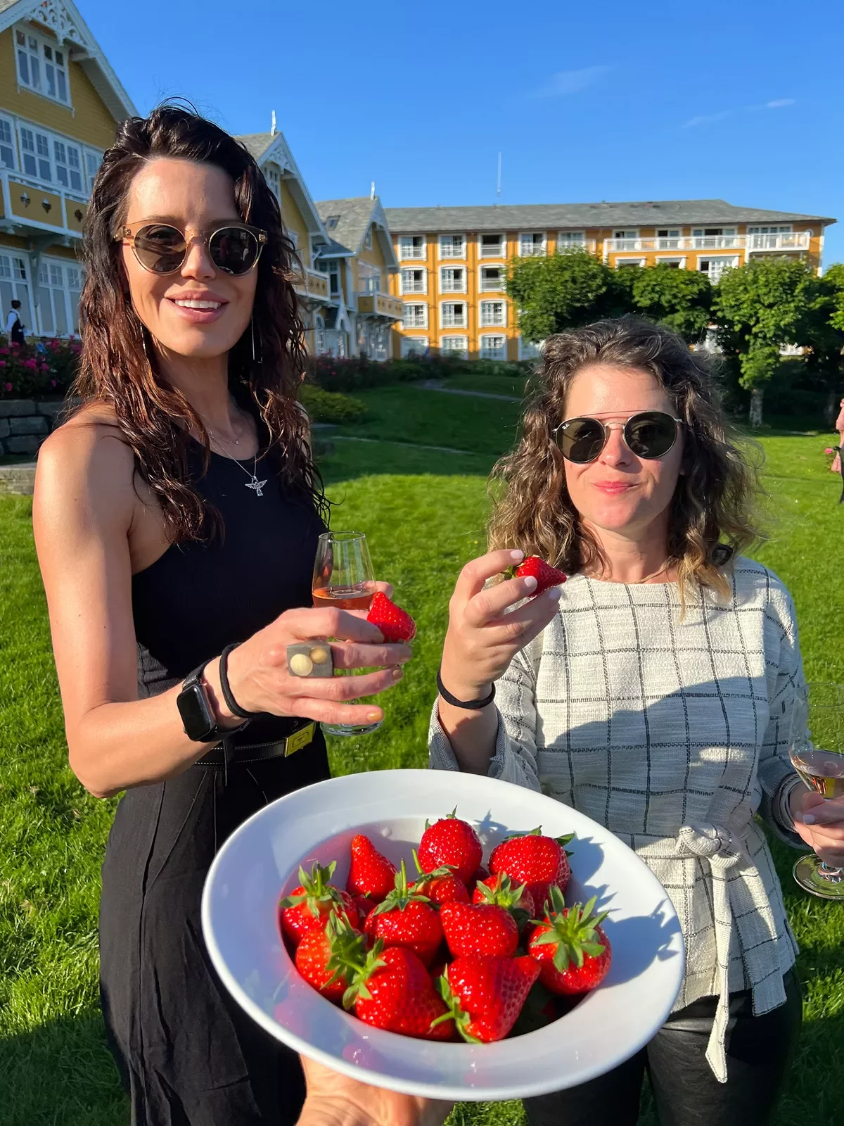 Guest &amp; Plate of Strawberries Norway