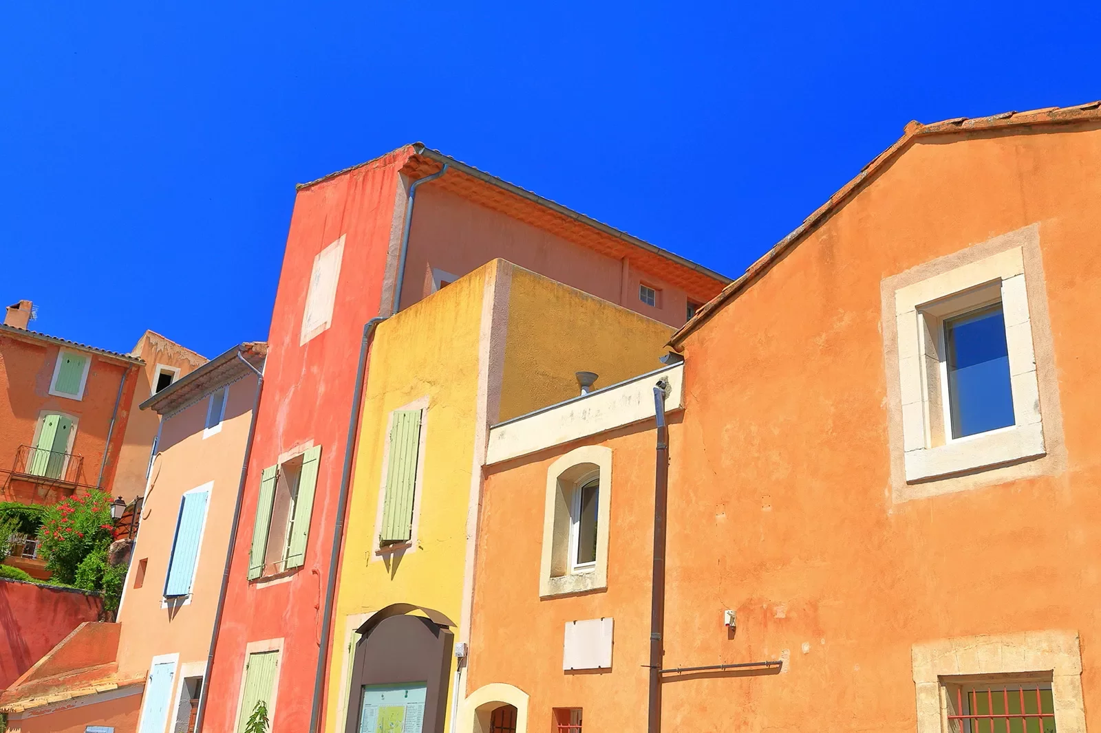 Colorful Buildings in Provence