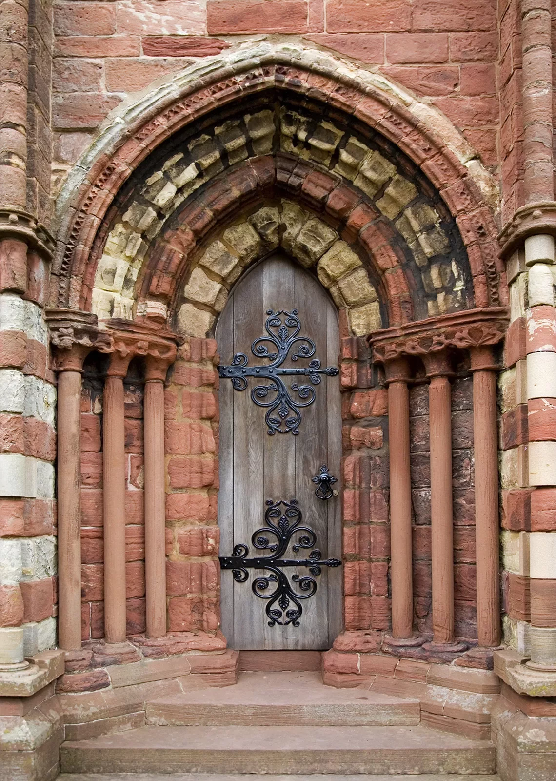 Large Door in Arches Scotland