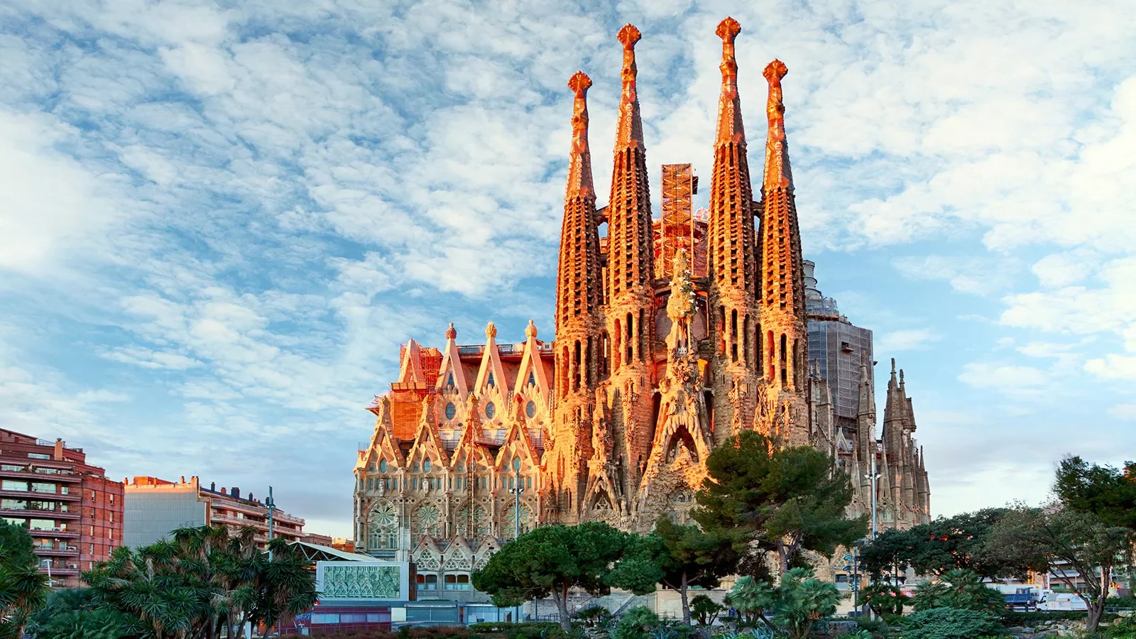 Sagrada Familia basilica in Barcelona.