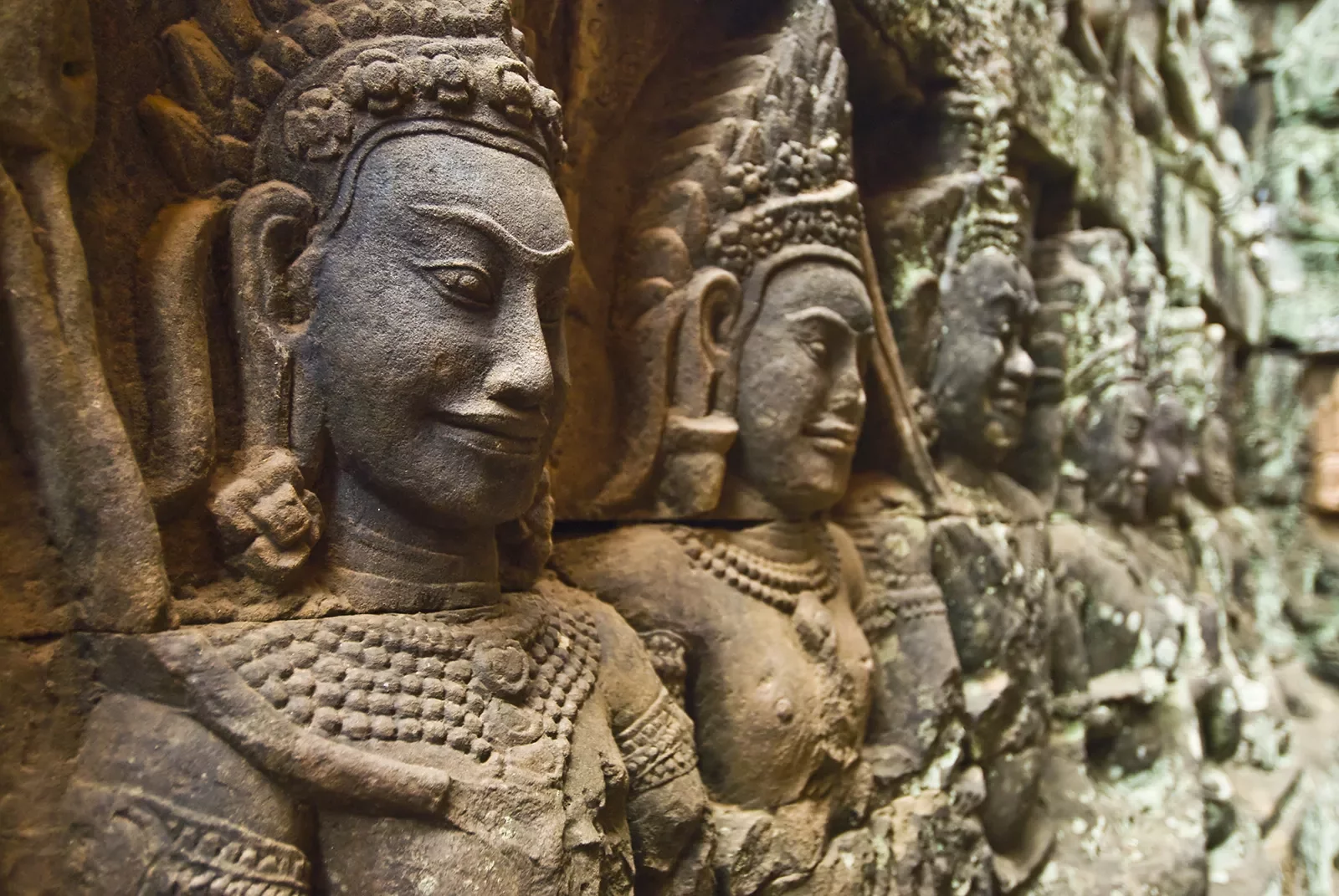 Carved stone statues in Vietnam