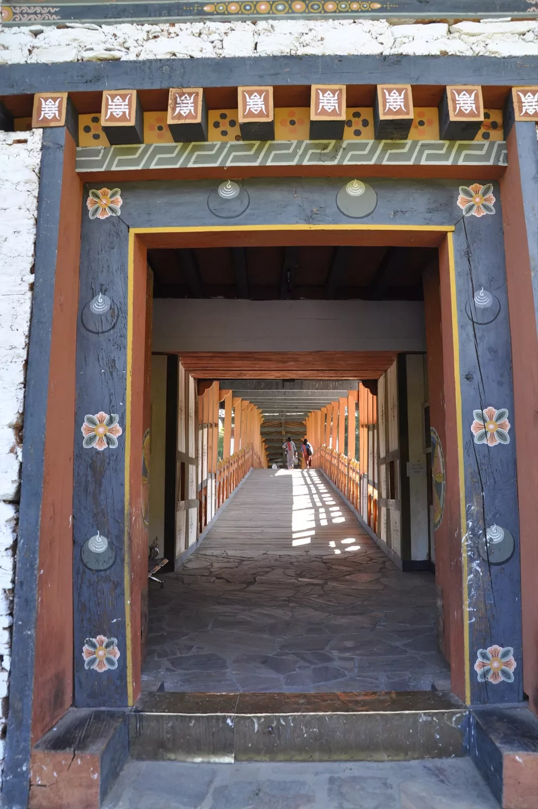 Temple entrance in Bhutan
