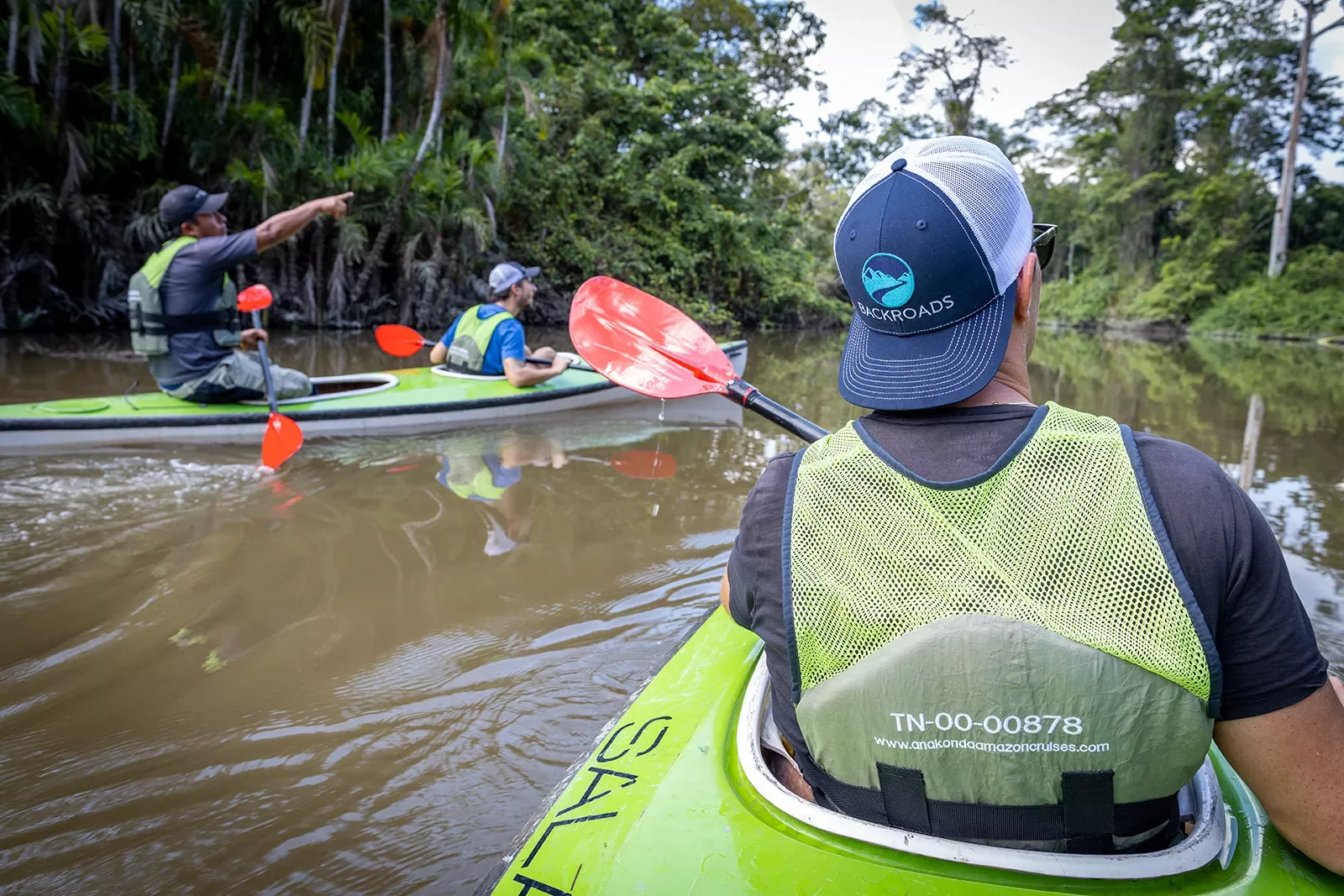 Kayaking Amazon River