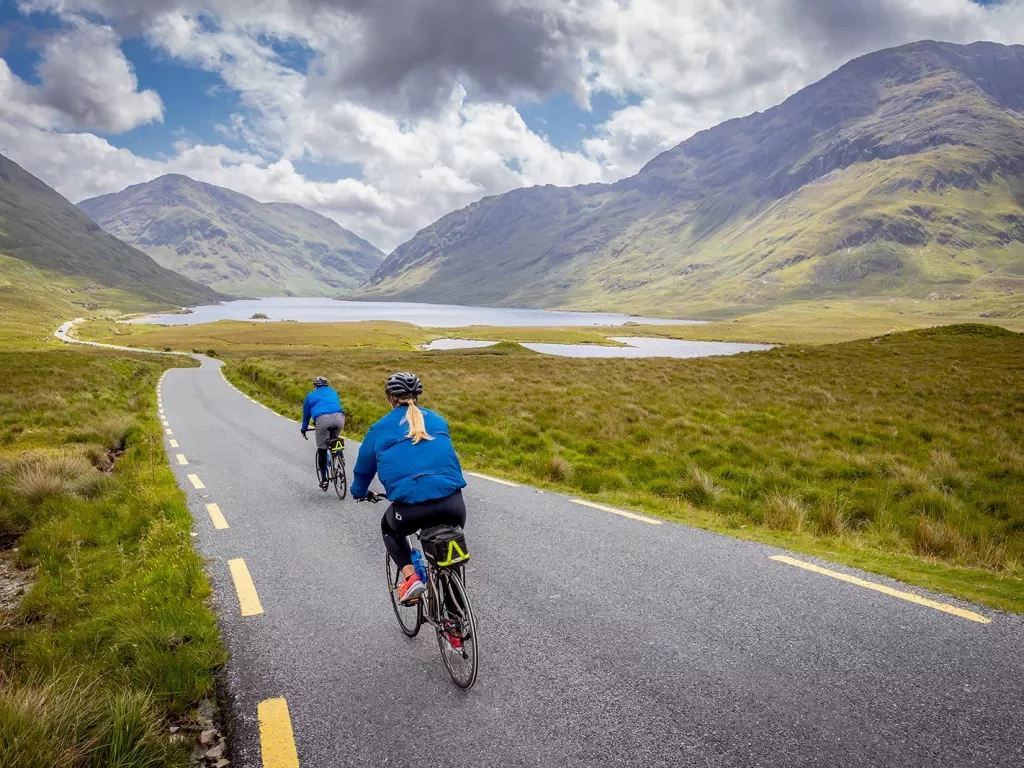 Two Cyclists Valley Ireland
