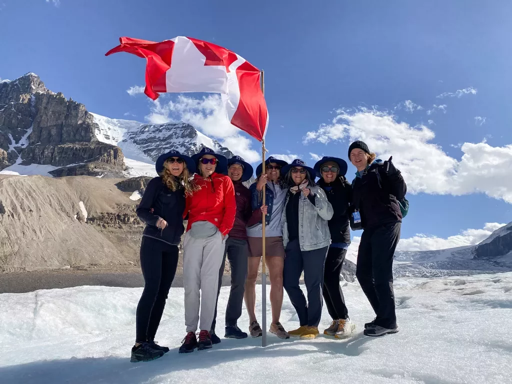 Guest Canadian Flag Snow Field