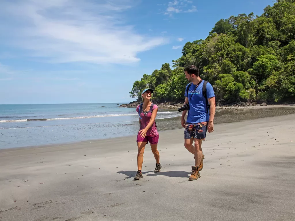 Costa Rica Walking on Beach