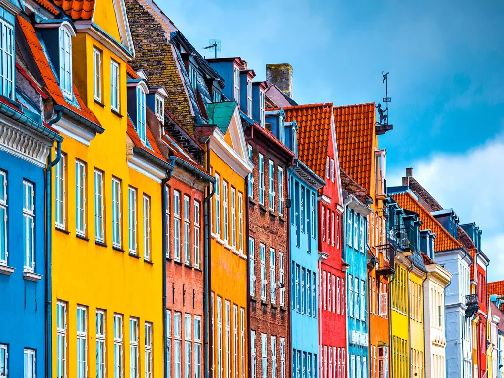 Colorful Buildings  Nyhavn Harbour Denmark