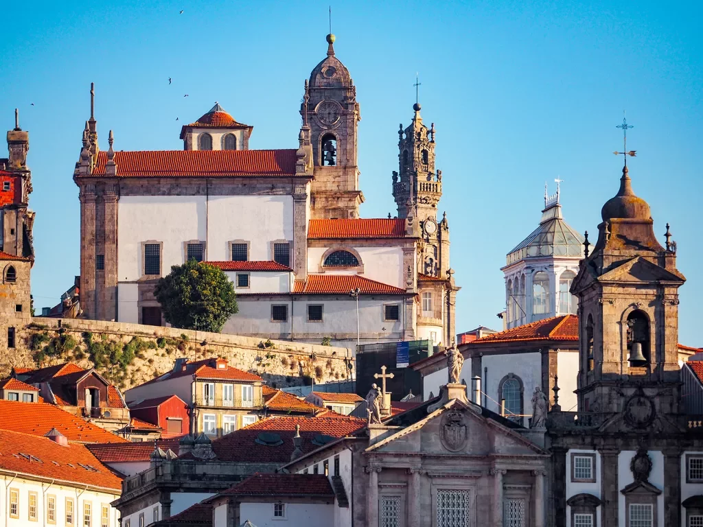 View of historic architecture in Portugal.