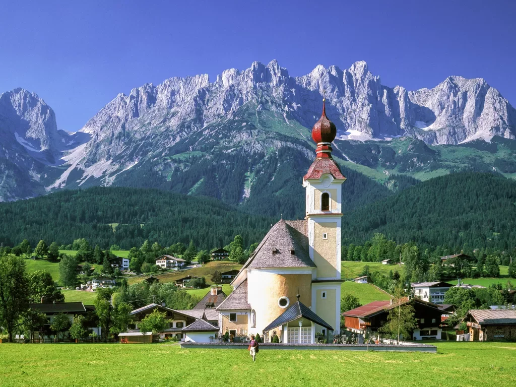 Beautiful church building in Austria.